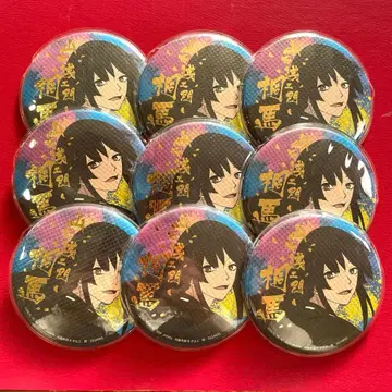 지옥락 야마다 아사에몬 키리마 금박 캔뱃지