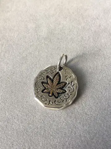 [새상품] 실버925 건자 마리화나 각인 있음