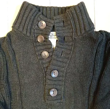 L.L.Bean 다크 그레이 하이넥 스웨터 S