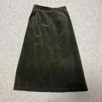 MademoiselleNON NON 다크 그린 코듀로이 타이트 스커트