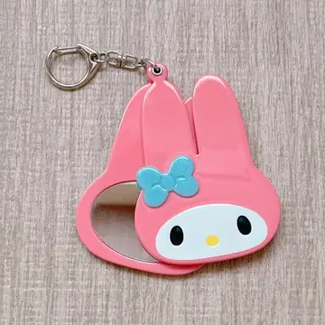 산리오 LOWRYS FARM 마이멜로디 거울 키 참