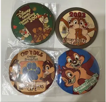 칩과 데일 디즈니 캔뱃지 세트 해외