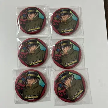 골든 카무이 스기모토 종이 공예 캔뱃지