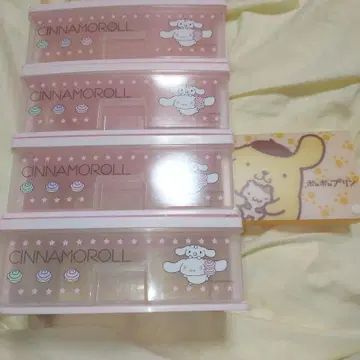 시나몬 서랍 4칸 푸딩 케이스