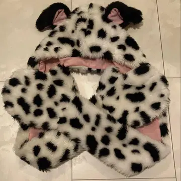 도쿄 디즈니 리조트 101마리 강아지 머플러 장갑 팬캡