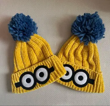 미니언 니트 모자 2개 세트