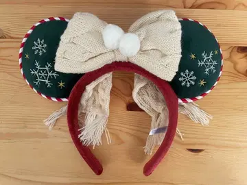 디즈니 크리스마스 귀 머리띠 2025