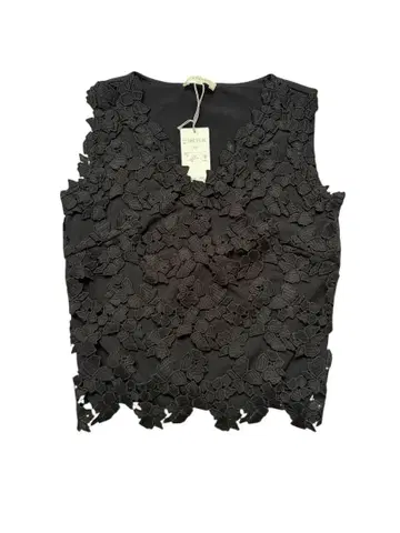 EPoca 꽃무늬 레이스 슬리브리스 상의 40