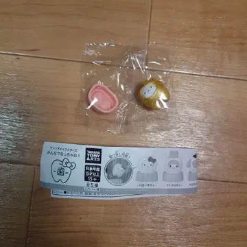 산리오 모두 함께 되자 이빨 키티 골드 레어