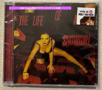 테일러 스위프트 라이프 오브 어 쇼걸 USA 한정판 별 자켓 CD