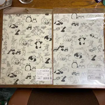 [ 새상품 ] 팬더 x 조수기가 클리어 파일