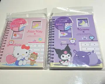 산리오 사진 포켓 부착 씰북 2개 세트