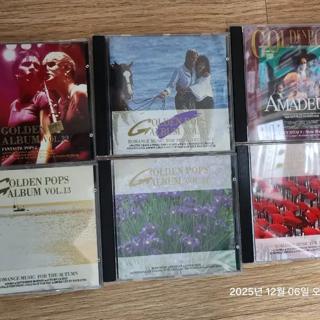 골든팝스 앨범 CD 모음 6장