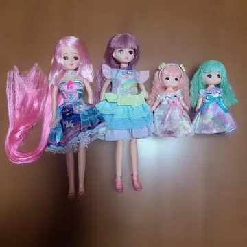 컬러풀 인형 세트 4개입