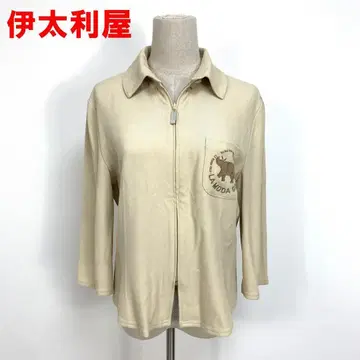 A6740 이타리야 긴팔 자켓 울 집업 베이지 11