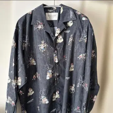 마다라닌겐 밀크보이 악마 패턴 셔츠 쿄