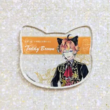 악마고양이 테디 난자타운 아크릴 코스터 아쿠코