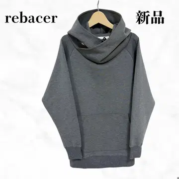 rehacer 레어셀 풀오버 후드티 크로스넥 후드티 그레이 계열