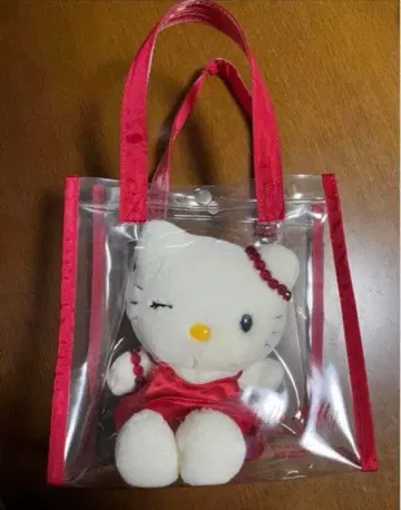 레어 헬로키티 후지TV what a lady! 비닐 백 포함