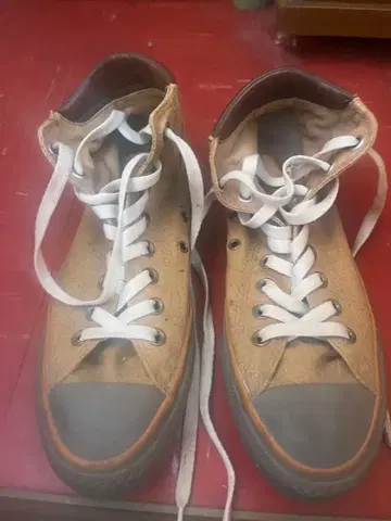 CONVERSE ALL STAR 베이지 스니커즈