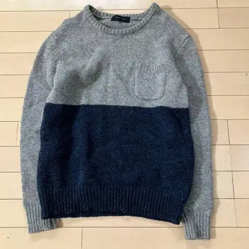 12.6 쉽스 제트 블루 스웨터 그레이 M
