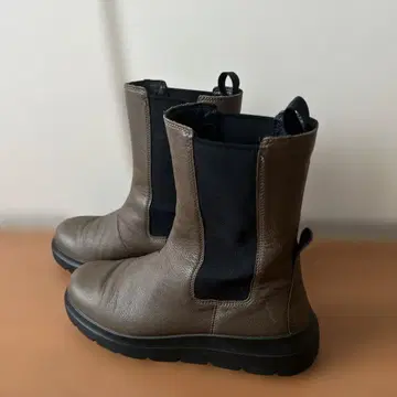 ECCO Nouvelle 사이드 고어 부츠 가죽 첼시 부츠 여성용