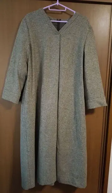 언타이틀 트위드 V넥 원피스 42 택 포함 새상품