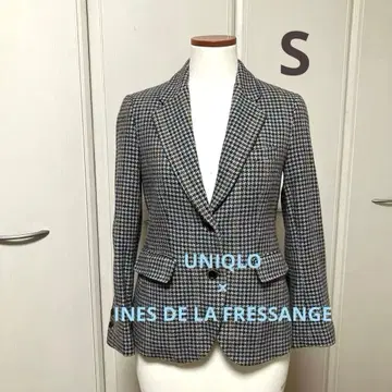 UNIQLO 유니클로 울 블렌드 자켓 S x 이네스 INES