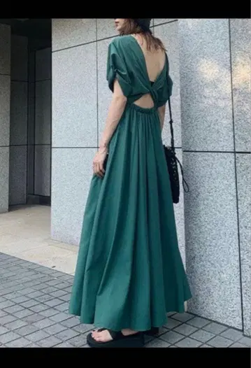 moussy 백리본 원피스