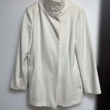 미사용 언타이틀 코트 42 화이트