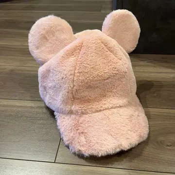 미니 퍼 캡 핑크