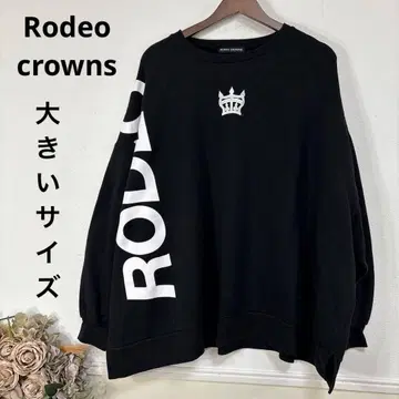 빅 사이즈 rodeocrowns 속기모 맨투맨 튜닉