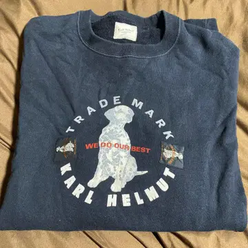 KARL HELMUT 개 프린트 맨투맨