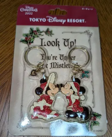 디즈니 크리스마스 2022 미키 미니 키체인