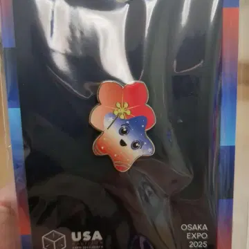 [ 오사카 간사이 만박 ] 미국관 스파크 핀 배지
