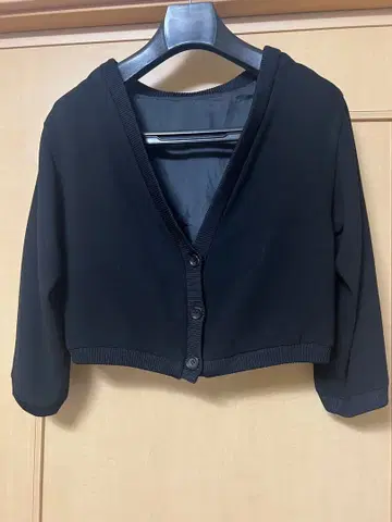 Jean Paul Gaultier 숏 블랙 가디건