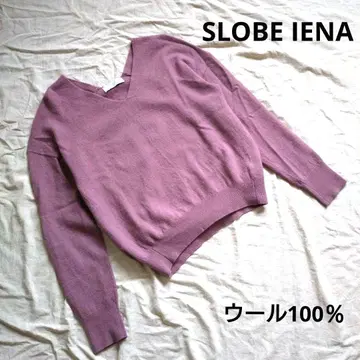 [ SLOBE IENA ] 슬로브 이에나 니트 스웨터 울 100%