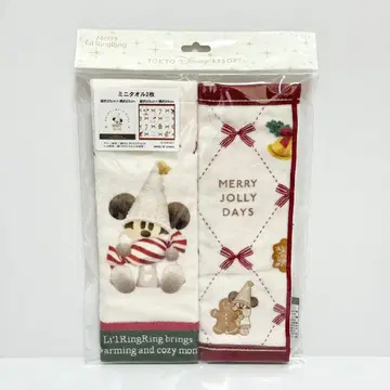 리루린린 2024 디즈니 크리스마스 미니 타월