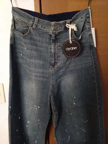 ayane 배럴 레그 데님 팬츠 미사용 새상품