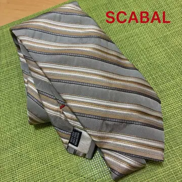 SCABAL 실크 스트라이프 넥타이
