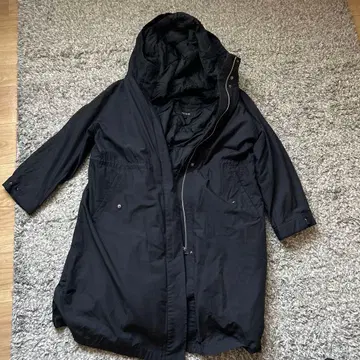 UNTITLED 블랙 모즈 코트 42