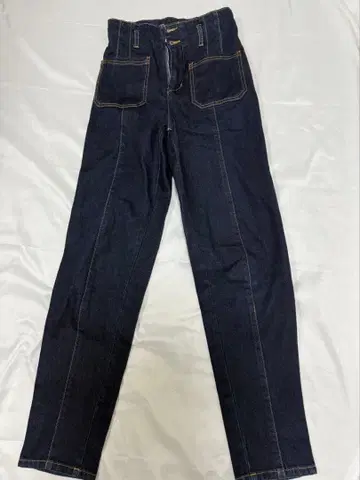 프리즈마트 하이웨스트 데님 청바지