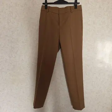 INDIVI 브라운 슬랙스