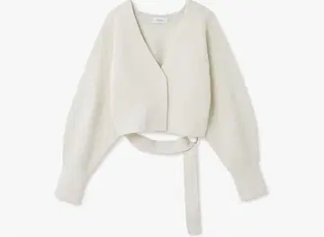 [새상품급] emmi atelier 에미 꽈배기 니트 가디건 아이보리