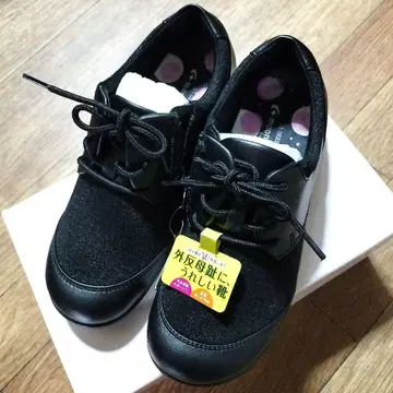 새상품 문스타 EVE 이브 309 외반모지 블랙 스니커즈 23