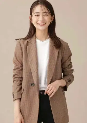 클래식 체크 더블 자켓 nanouniverse