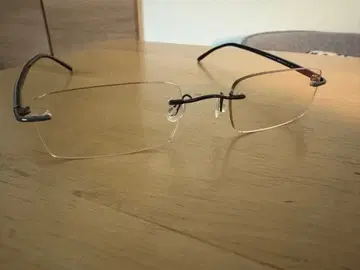 marchon airlock 2 140 블랙 무테 안경 프레임