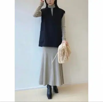 주말 한정 SALE 미라 오웬 베스트 코디네이트 니트 스커트 셋업