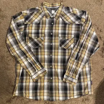 파타고니아 F0 체크 오가닉 코튼 셔츠 XL patagonia