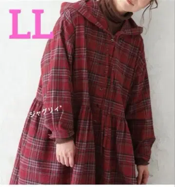 Soul berry 롱 원피스 체크 무늬 LL 빨간 망토
